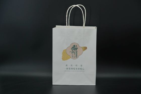 Industry Eco Paper Bags Multi Purpose White Kraft Eco Craft Bags Recyclable