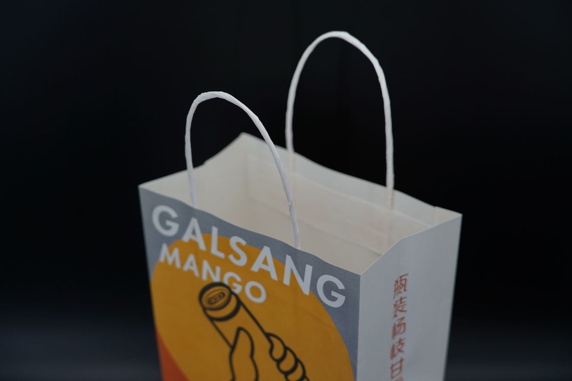 Versatile Environmentally Friendly Sustainable Paper Bags Lightweight FSC