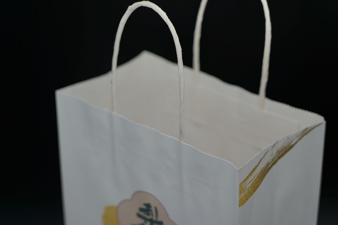 Industry Eco Paper Bags Multi Purpose White Kraft Eco Craft Bags Recyclable