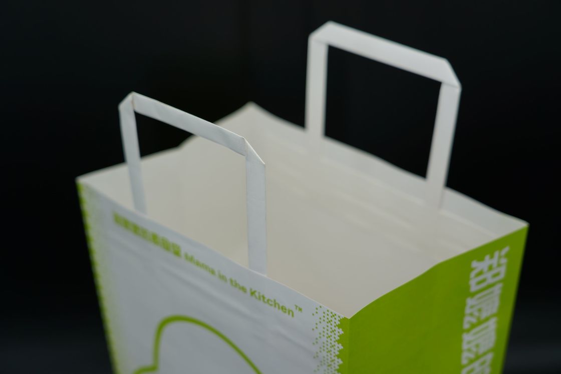 Kraft Cardboard Paper Bag Eco Cartoon Graphic Biodegradable